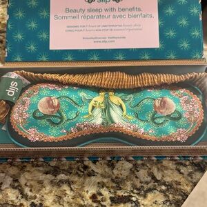 Slip Gemini Pure Silk Sleep Mask - Teal and Pink